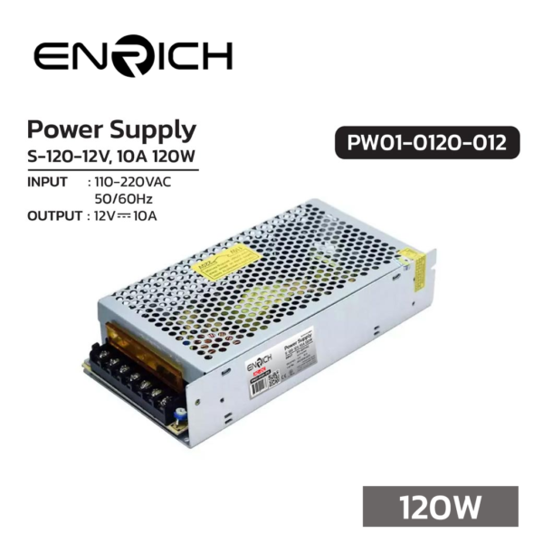 พาวเวอร์ซัพพลาย-ENRICH-S-120-12V-10A-120W